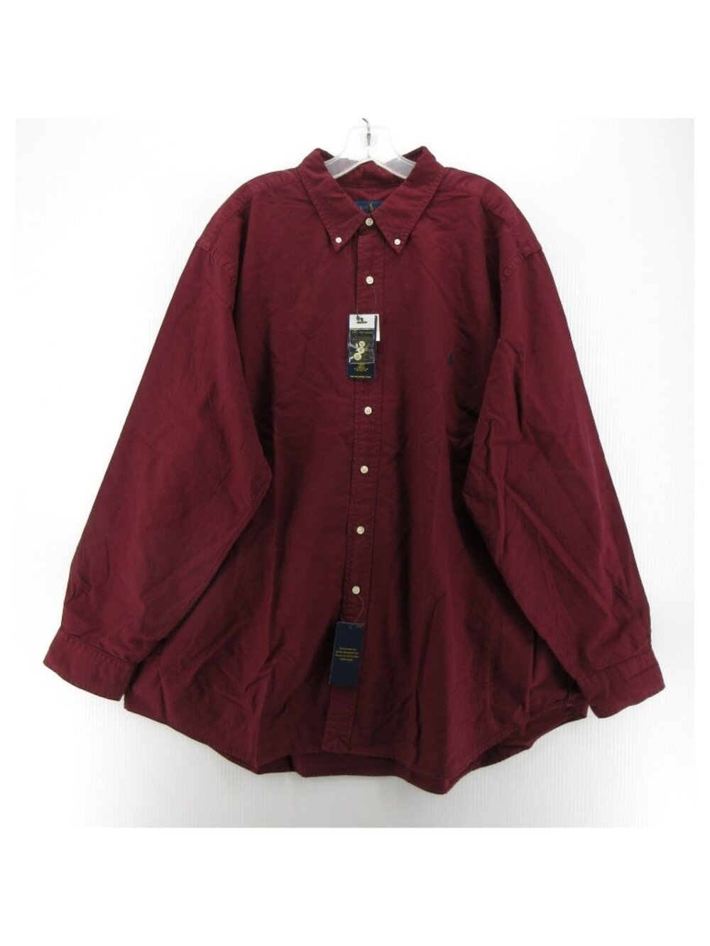 Ralph Lauren Shirt 2XB Big Red Oxford Cloth OCBD Button Down Pony
